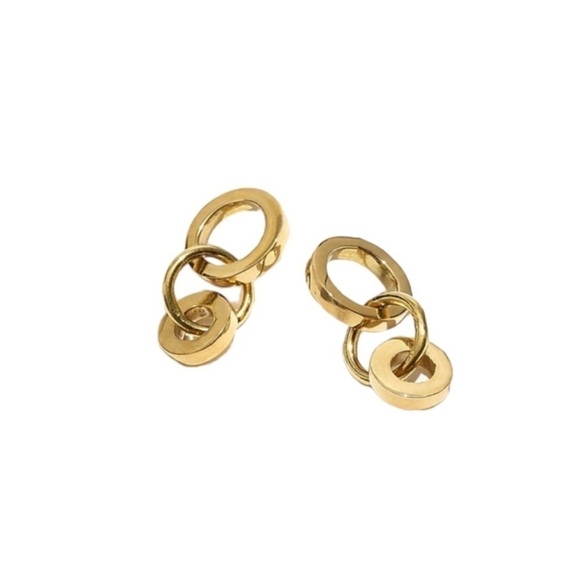 Madewell Market Brass Earrings - Picture 1 of 4